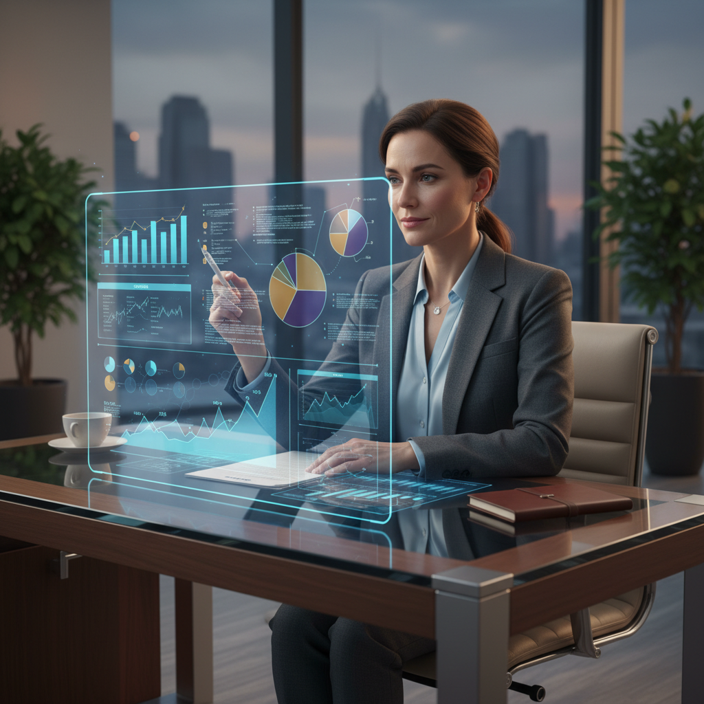 Brand manager interview preparation with analytics and feedback overlays