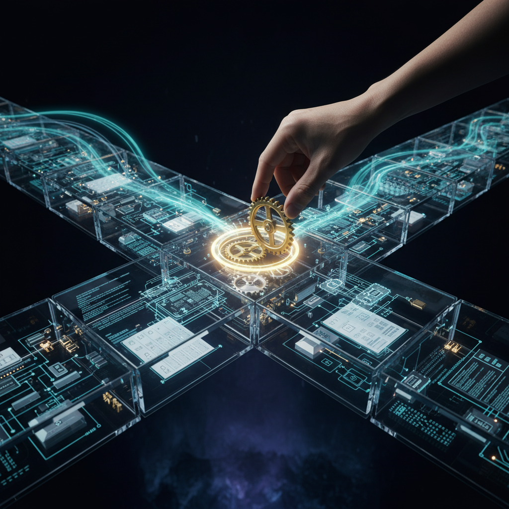 Glass bridge built from API keys and docs, illustrating DX mastery for developer advocate interviews