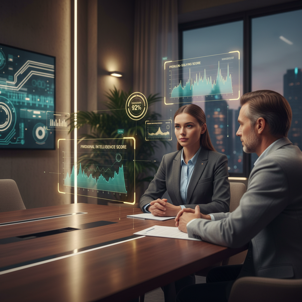 Modern editor interview with AI-powered feedback overlays