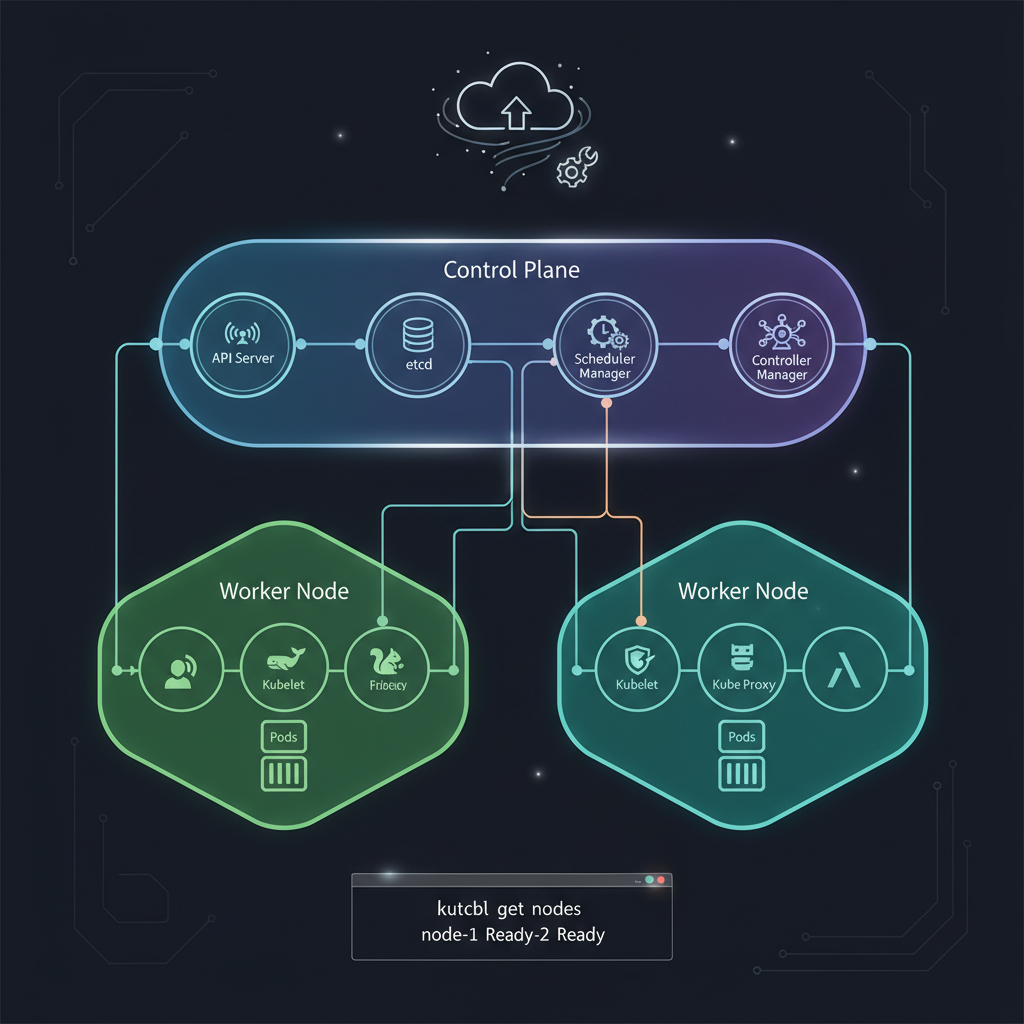 Modern Kubernetes Cluster Architecture Diagram for Interviews