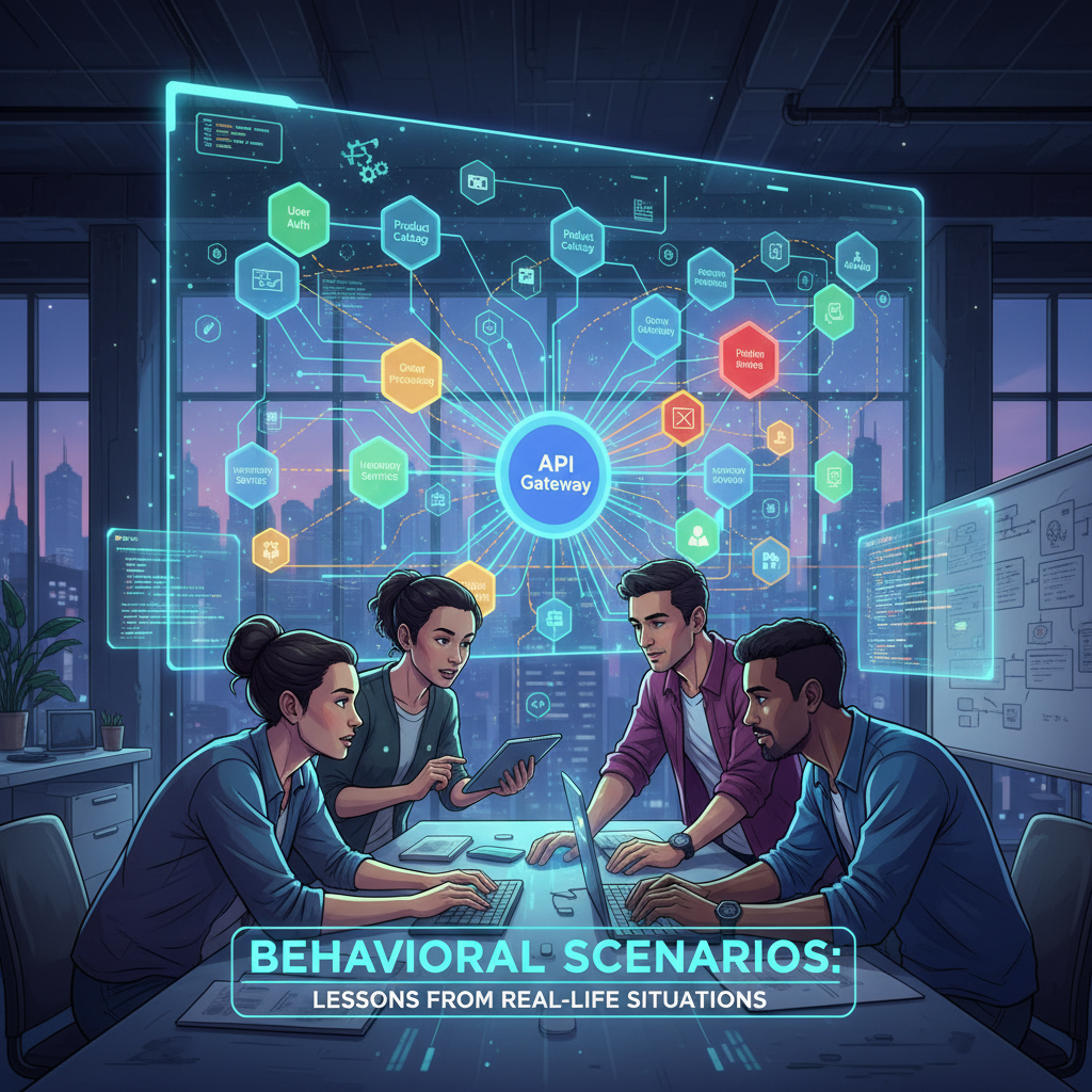 Developers collaborating to solve a real-world microservices problem