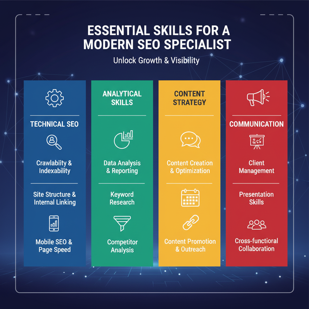 Essential Skills Table for a Modern SEO Specialist