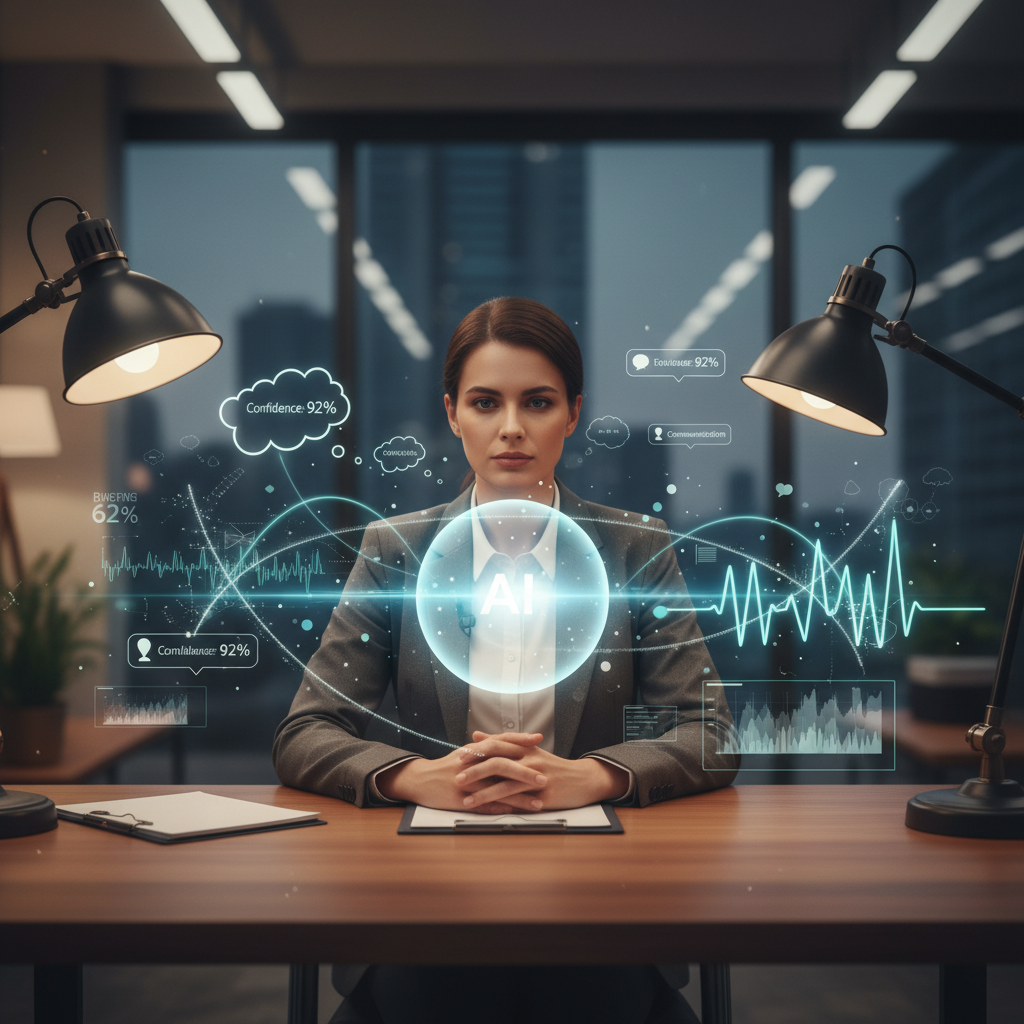 AI-powered speech therapy interview preparation with interactive feedback overlays