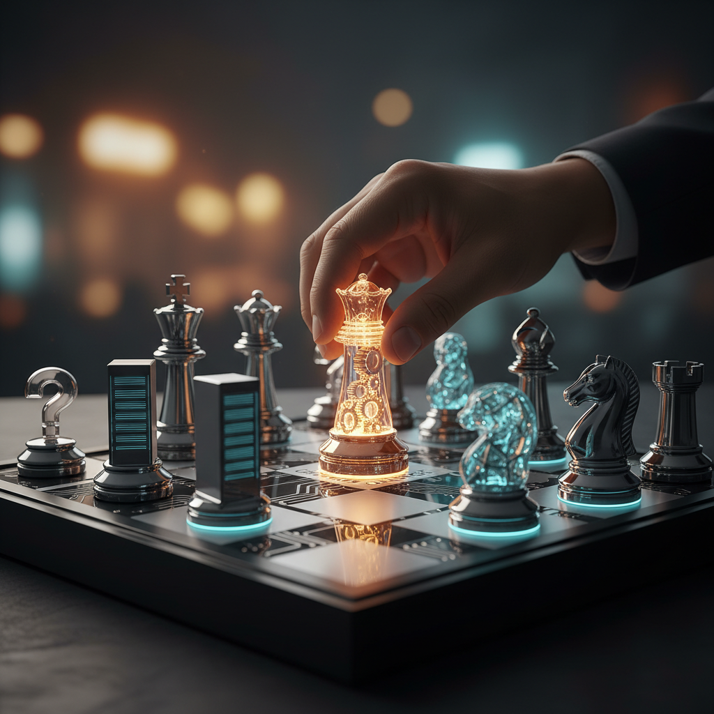 Strategic chessboard representing tech interview mastery